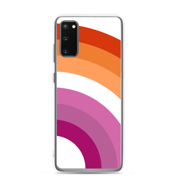 Lesbian Pride Arched Large Flag LGBTQ+ Samsung Phone Case