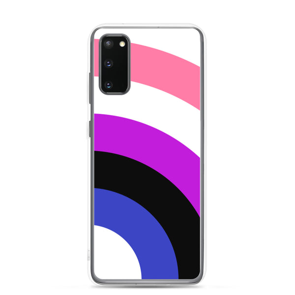 Genderfluid Pride Arched Large Flag LGBTQ+ Samsung Phone Case
