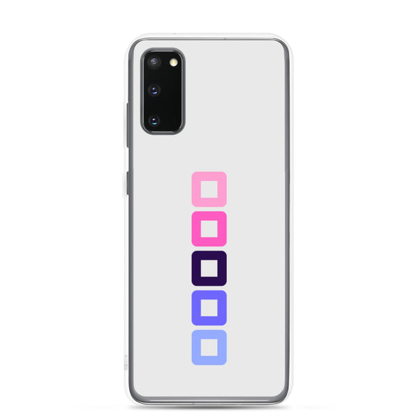Omnisexual Pride Rounded Squares LGBTQ+ Samsung Phone Case