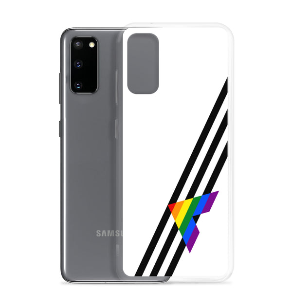 Ally Diagonal Flag Colors LGBTQ+ Samsung Phone Case