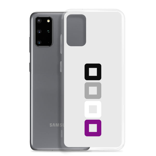 Asexual Pride Rounded Squares LGBTQ+ Samsung Phone Case