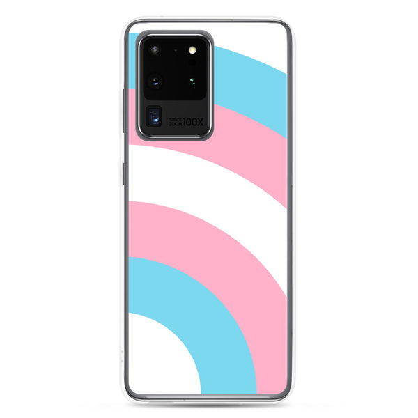 Transgender Pride Arched Large Flag LGBTQ+ Samsung Phone Case