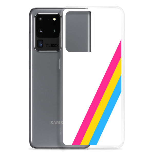 Pansexual Diagonal Flag Colors LGBTQ+ Samsung Phone Case