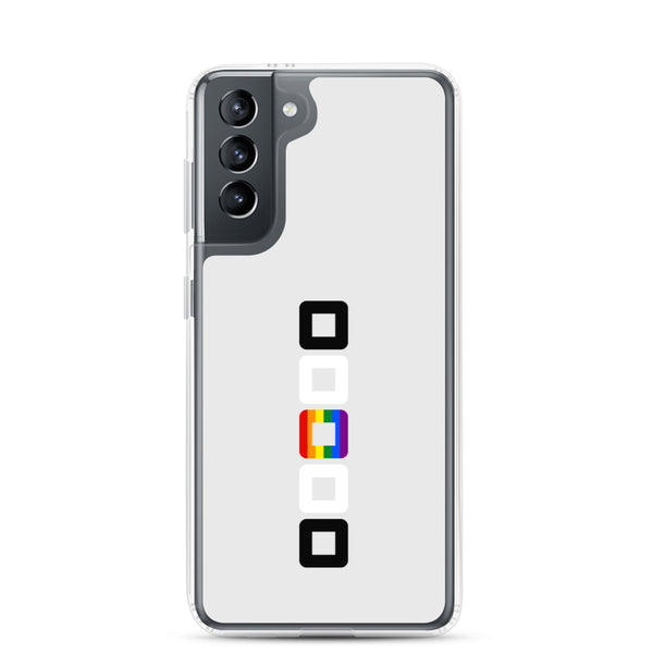 Straight Ally Pride Rounded Squares LGBTQ+ Samsung Phone Case