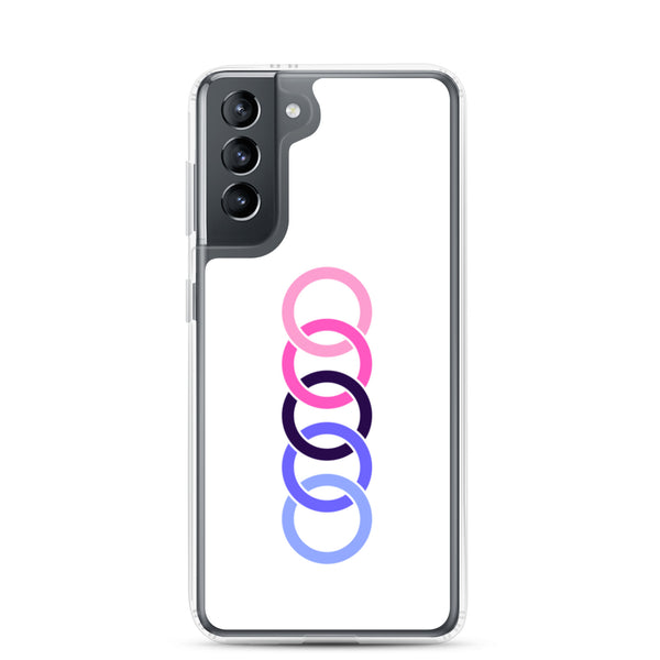 Omnisexual Pride Colors Vertical Circles LGBTQ+ Samsung Phone Case