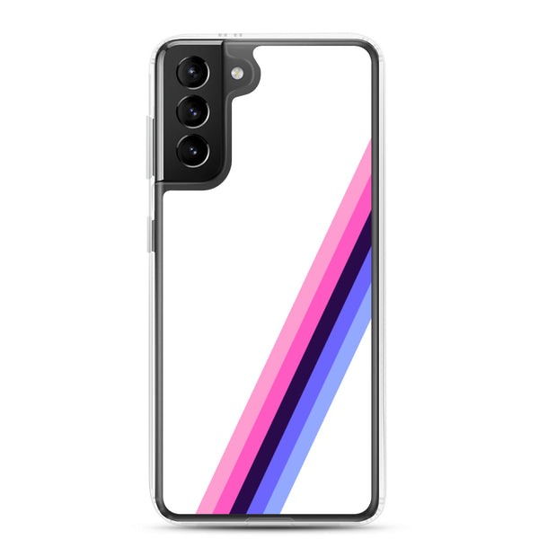 Omnisexual Diagonal Flag Colors LGBTQ+ Samsung Phone Case