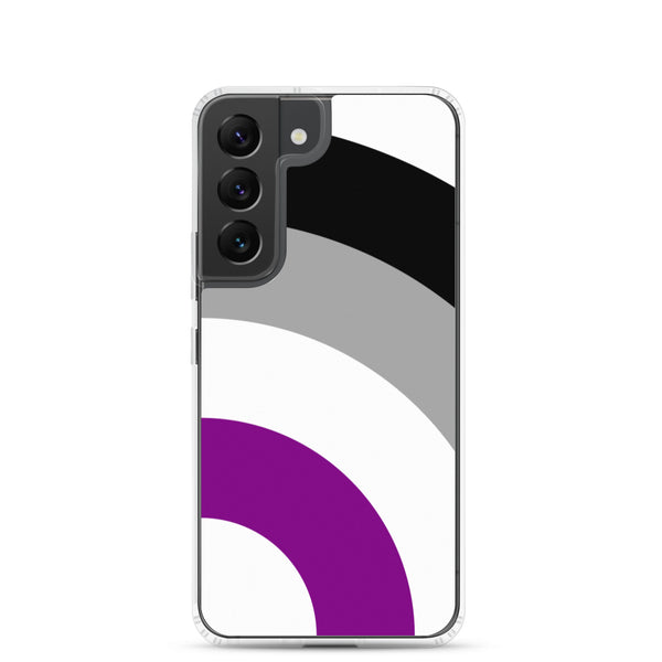 Asexual Pride Arched Large Flag LGBTQ+ Samsung Phone Case