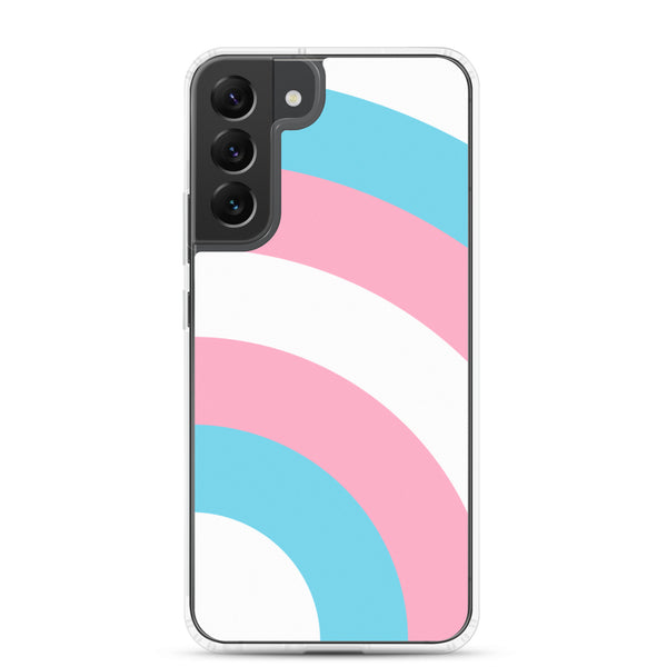 Transgender Pride Arched Large Flag LGBTQ+ Samsung Phone Case