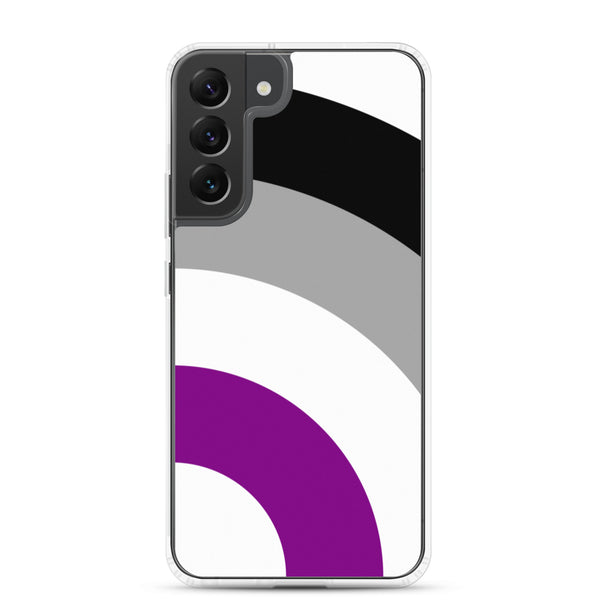 Asexual Pride Arched Large Flag LGBTQ+ Samsung Phone Case