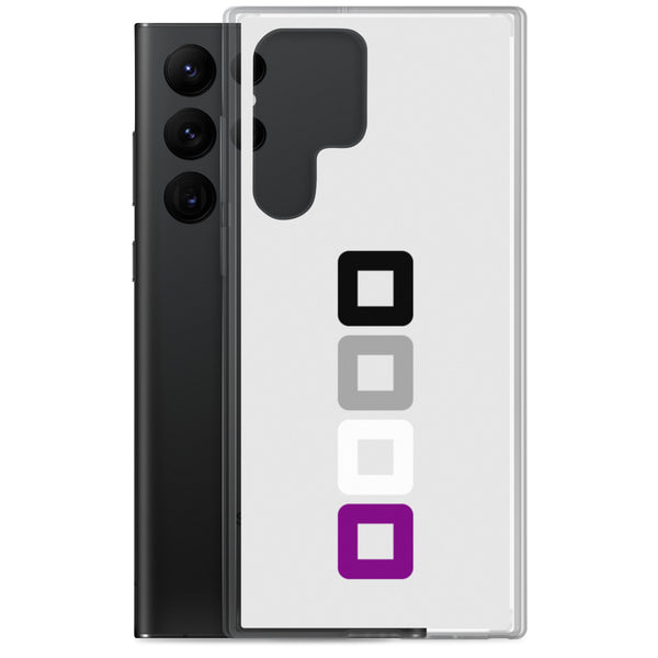 Asexual Pride Rounded Squares LGBTQ+ Samsung Phone Case