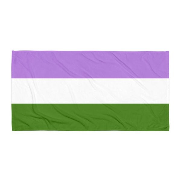 Genderqueer Flag Towel
