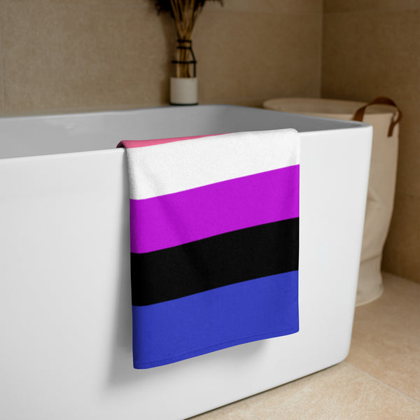 Genderfluid Pride Towel