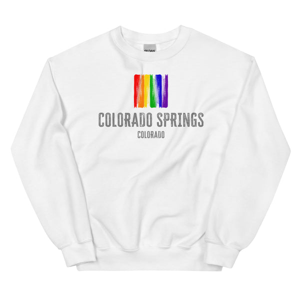 Colorado Springs CO Gay Pride Unisex Sweatshirt