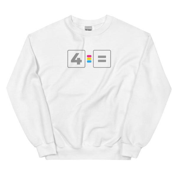 For Pansexual Equality Pride Colors LGBTQ+ Unisex Sweatshirt