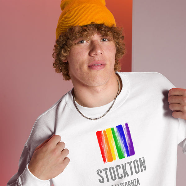Stockton California Gay Pride Unisex Sweatshirt