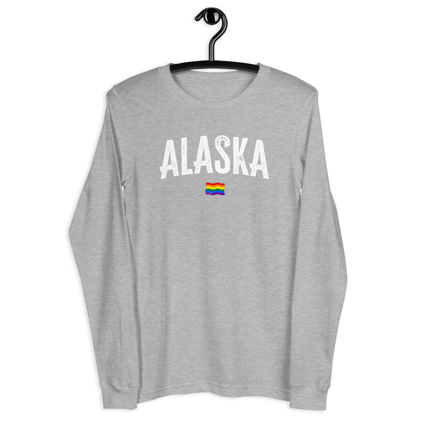 Alaska Gay Pride LGBTQ+ Unisex Long Sleeve T-Shirt