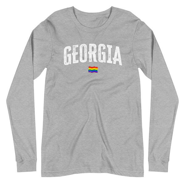 Georgia Gay Pride LGBTQ+ Unisex Long Sleeve T-Shirt