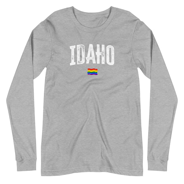 Idaho Gay Pride LGBTQ+ Unisex Long Sleeve T-Shirt