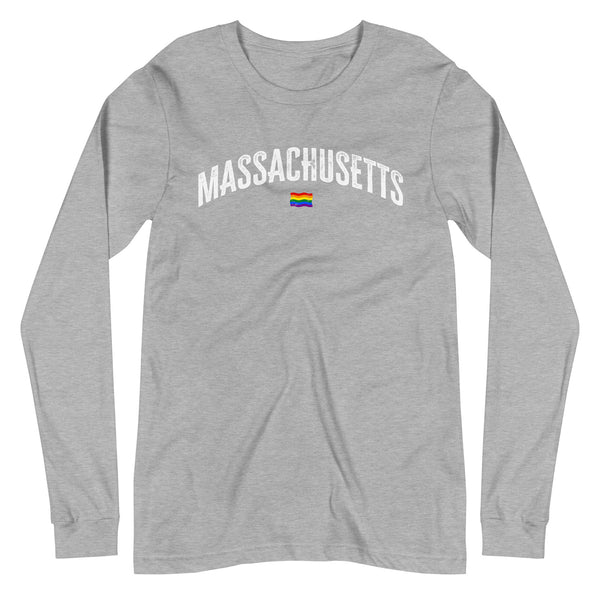 Massachusetts Gay Pride LGBTQ+ Unisex Long Sleeve T-Shirt