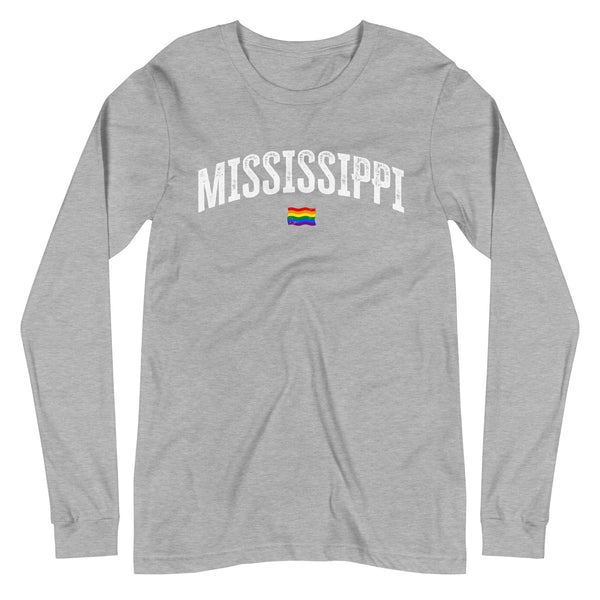 Mississippi Gay Pride LGBTQ+ Unisex Long Sleeve T-Shirt