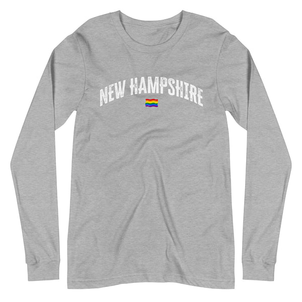 New Hampshire Gay Pride LGBTQ+ Unisex Long Sleeve T-Shirt