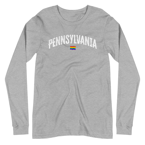 Pennsylvania Gay Pride LGBTQ+ Unisex Long Sleeve T-Shirt