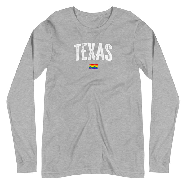 Texas Gay Pride LGBTQ+ Unisex Long Sleeve T-Shirt