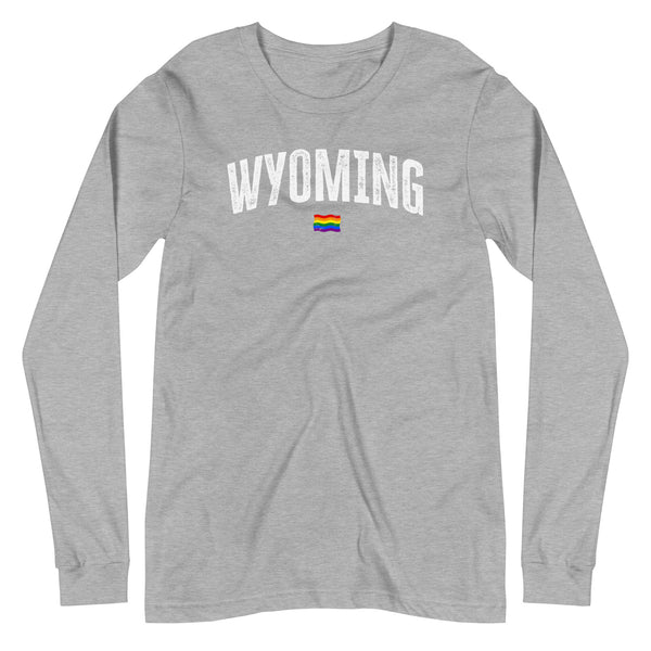 Wyoming Gay Pride LGBTQ+ Unisex Long Sleeve T-Shirt