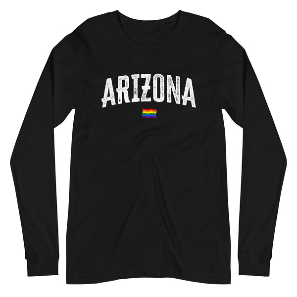 Arizona Gay Pride LGBTQ+ Unisex Long Sleeve T-Shirt