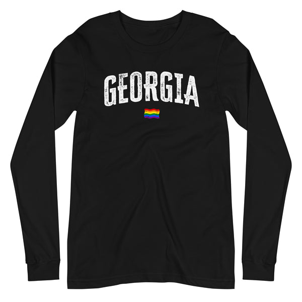 Georgia Gay Pride LGBTQ+ Unisex Long Sleeve T-Shirt