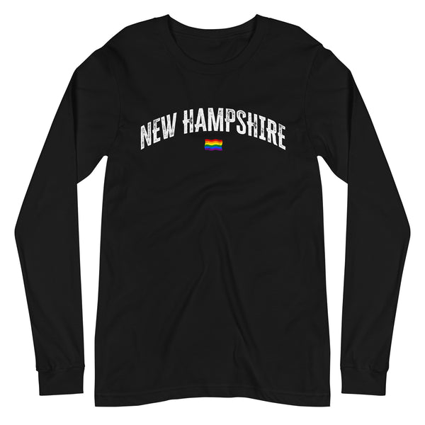 New Hampshire Gay Pride LGBTQ+ Unisex Long Sleeve T-Shirt