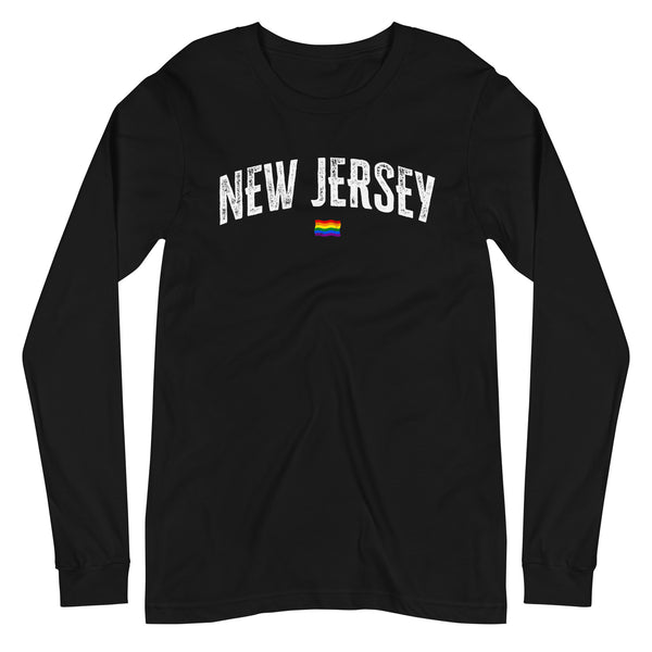 New Jersey Gay Pride LGBTQ+ Unisex Long Sleeve T-Shirt