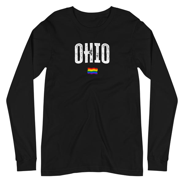 Ohio Gay Pride LGBTQ+ Unisex Long Sleeve T-Shirt