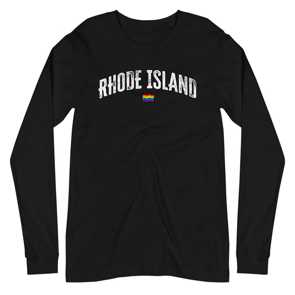 Rhode Island Gay Pride LGBTQ+ Unisex Long Sleeve T-Shirt