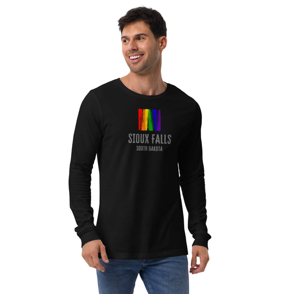 Sioux Falls South Dakota Gay Pride Unisex Long Sleeve T-Shirt