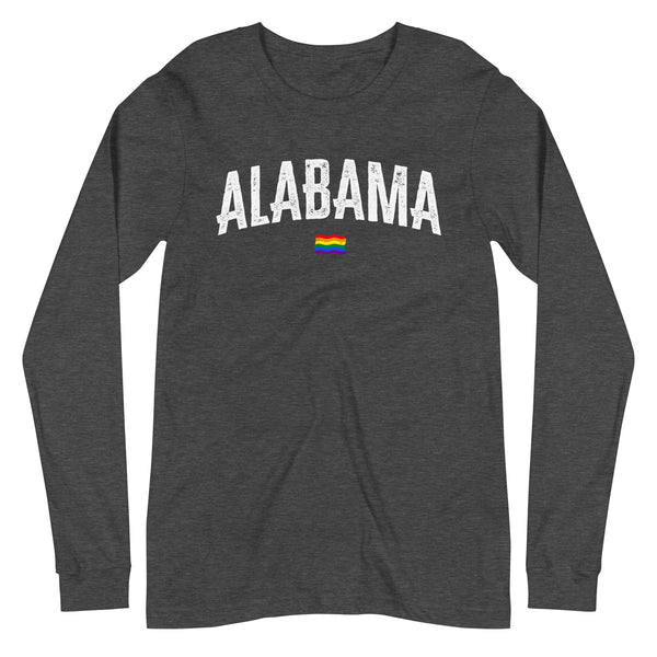 Alabama Gay Pride LGBTQ+ Unisex Long Sleeve T-Shirt