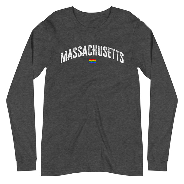 Massachusetts Gay Pride LGBTQ+ Unisex Long Sleeve T-Shirt