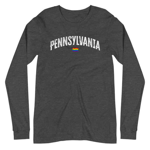 Pennsylvania Gay Pride LGBTQ+ Unisex Long Sleeve T-Shirt