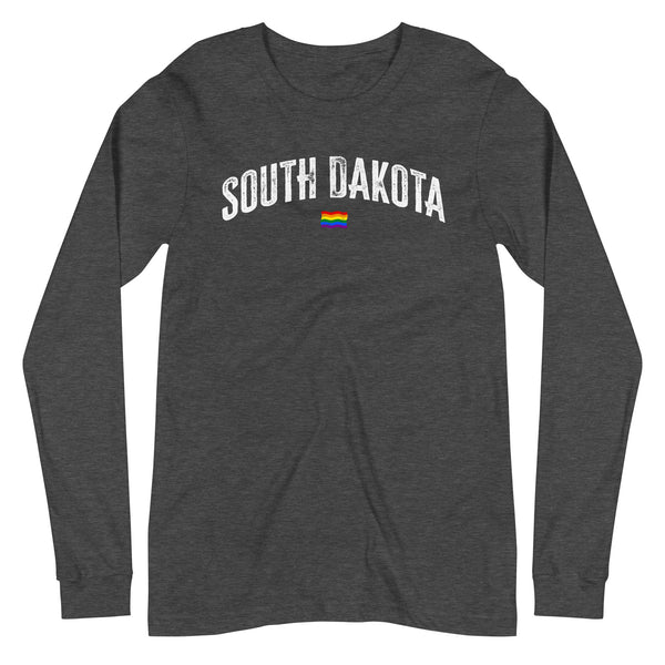 South Dakota Gay Pride LGBTQ+ Unisex Long Sleeve T-Shirt