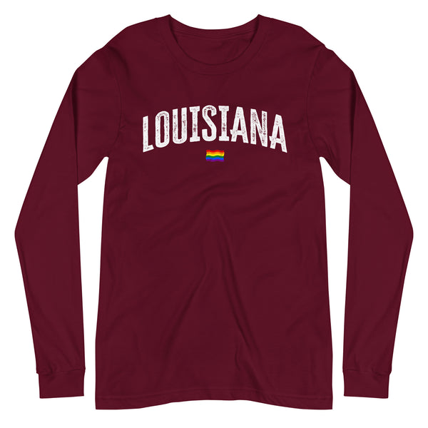 Louisiana Gay Pride LGBTQ+ Unisex Long Sleeve T-Shirt