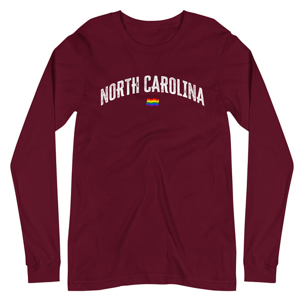 North Carolina Gay Pride LGBTQ+ Unisex Long Sleeve T-Shirt