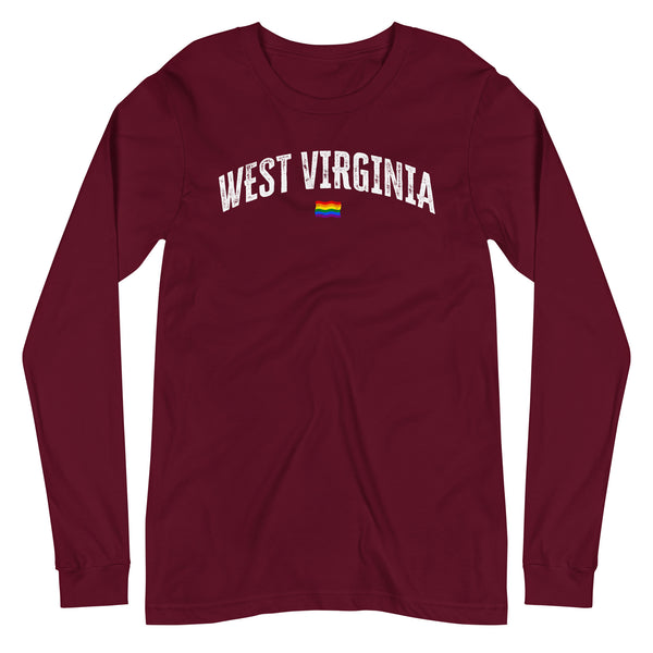 West Virginia Gay Pride LGBTQ+ Unisex Long Sleeve T-Shirt
