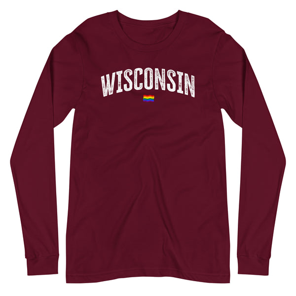 Wisconsin Gay Pride LGBTQ+ Unisex Long Sleeve T-Shirt