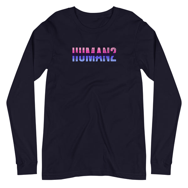 Omnisexual Pride Human2 Unisex Fit Long Sleeve T-Shirt