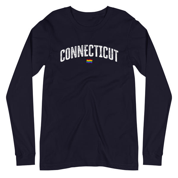 Connecticut Gay Pride LGBTQ+ Unisex Long Sleeve T-Shirt