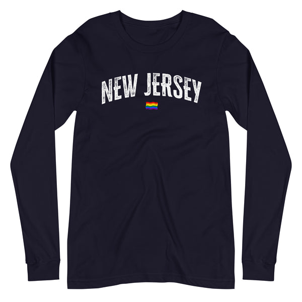 New Jersey Gay Pride LGBTQ+ Unisex Long Sleeve T-Shirt