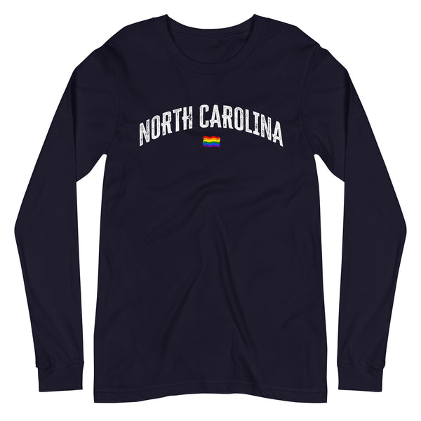 North Carolina Gay Pride LGBTQ+ Unisex Long Sleeve T-Shirt