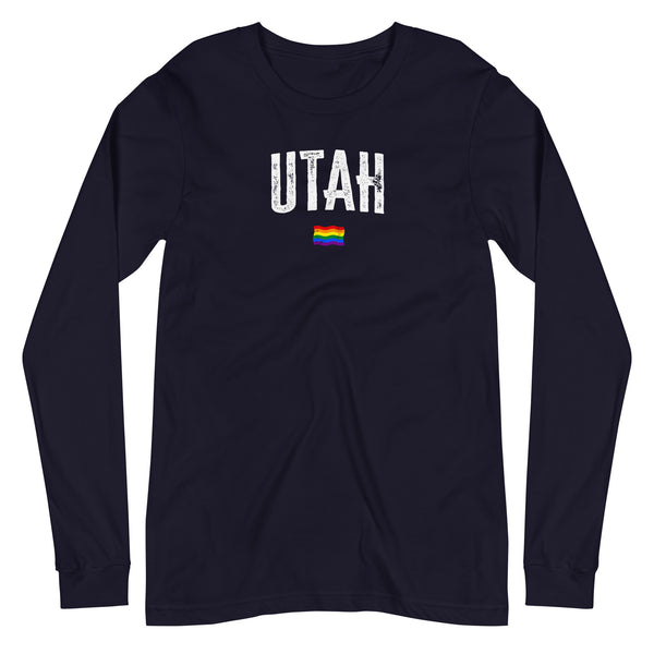 Utah Gay Pride LGBTQ+ Unisex Long Sleeve T-Shirt