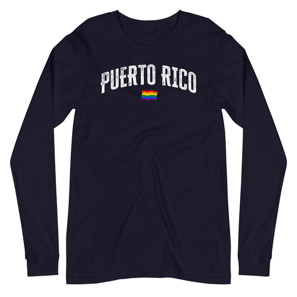 Puerto Rico Gay Pride LGBTQ+ Unisex Long Sleeve T-Shirt