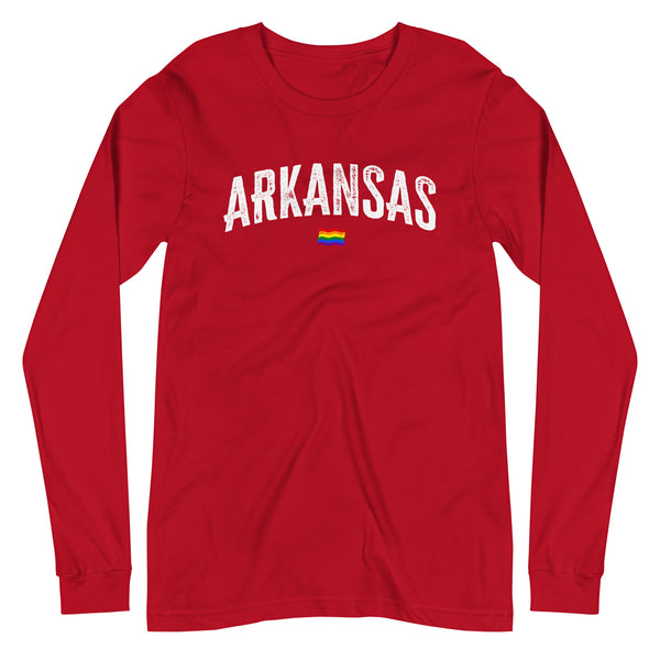 Arkansas Gay Pride LGBTQ+ Unisex Long Sleeve T-Shirt